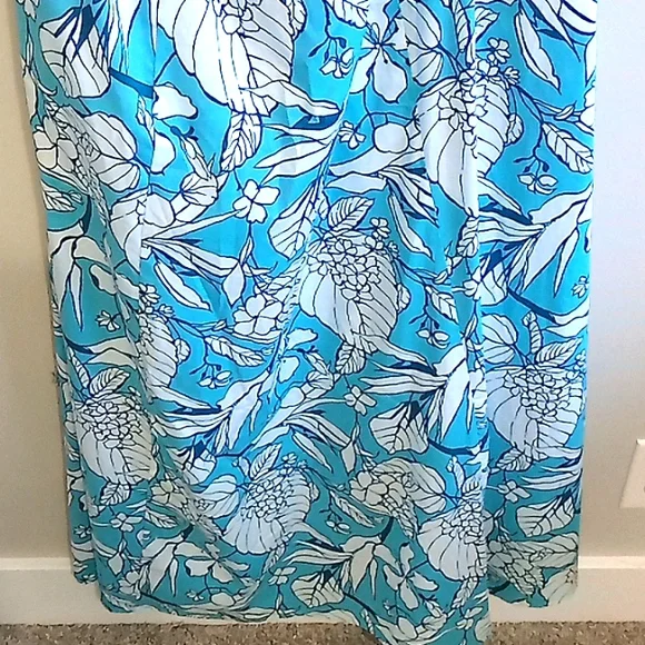 NWT Lane Bryant Tropical Floral One Shoulder Maxi Dress Size 18 - Picture 2 of 5
